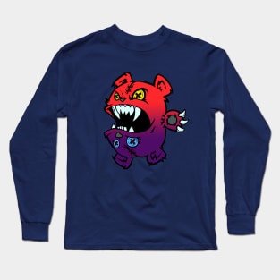 Oopsie Bear angry Long Sleeve T-Shirt